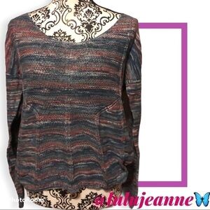 Maurices blue & pink marled sweater
